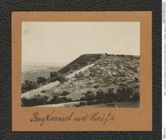 Seite 11, Umschlag mit Fotografien und losen beschriebenen Seiten, Beilage 1 zu "Palästina (Tagebuch)" (NHMW-PRAE-BBB-80-Beilage-1)
